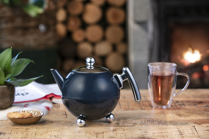 Teapot Duet Bella Ronde 1.2L, Oxford Blue
