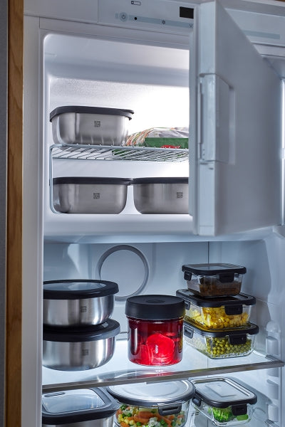 Food storage container PROVIDO, round, 1.000 ml (Freshness control and stock checks via app) 12772