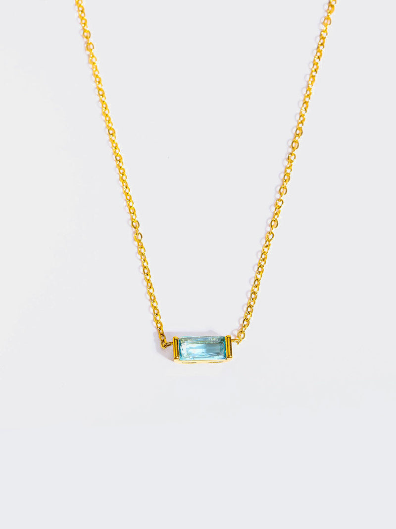 Aurora Birthstone Necklace