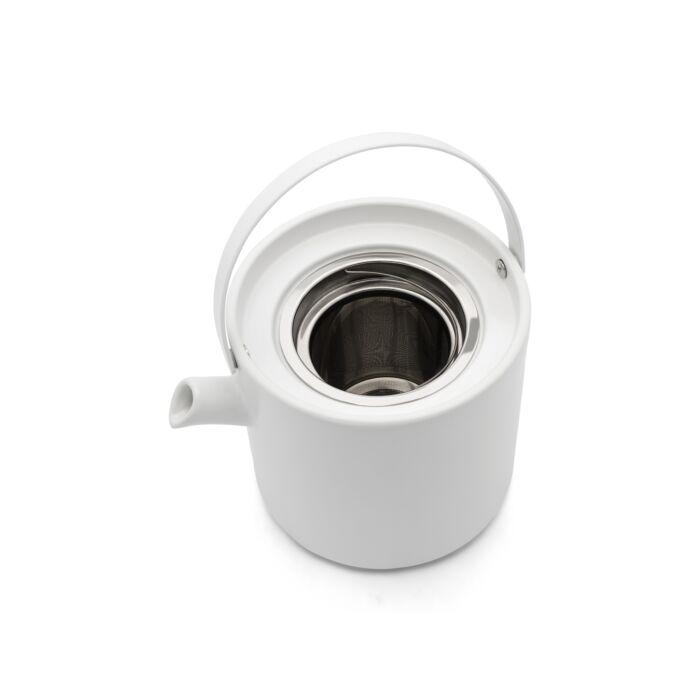 Tea set Umea 1.2L with warmer, white