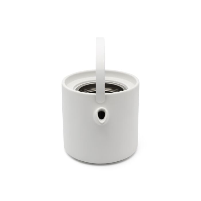 Tea set Umea 1.2L with warmer, white