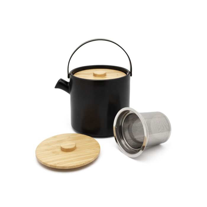 Tea set Umea 1.2L with warmer, black