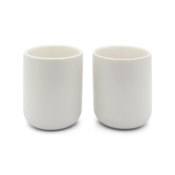 Tea mug Umea, white, set of 2