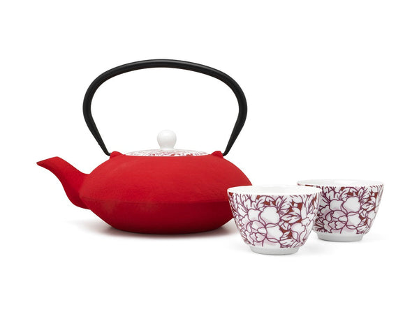 40 fl oz. Teapot Yantai Red