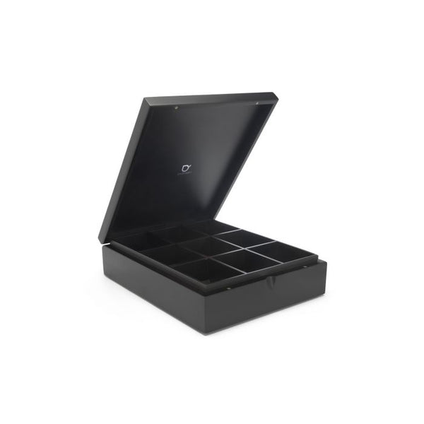 Teabox 9 Compartment Black