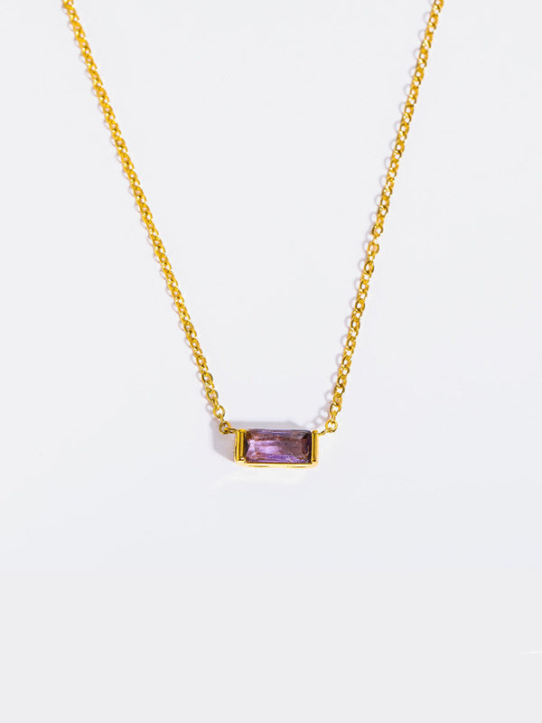 Aurora Birthstone Necklace