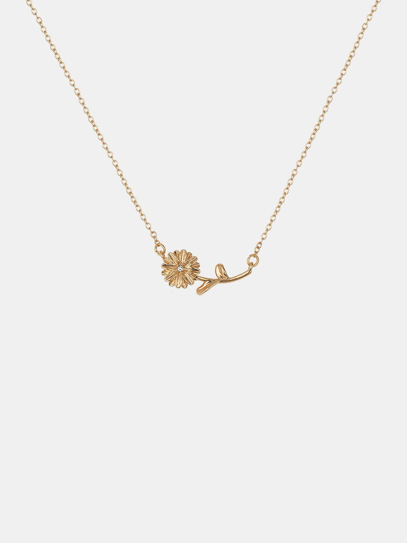 Flora Birthstone Necklace