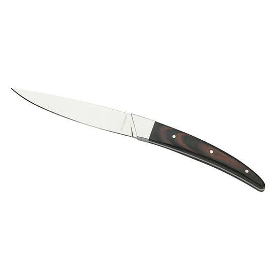 Portehouse 4-piece Steak Knife Set with Chocolate Wood Handle SK-7A