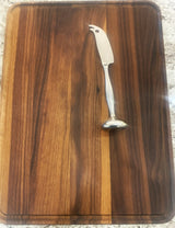Standing Cheese Knife and Walnut Board Bundle M