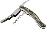 Nebbiolo Grand Crue Sommelier Corkscrew Wine Opener, Dark Gray Wood WF-2D